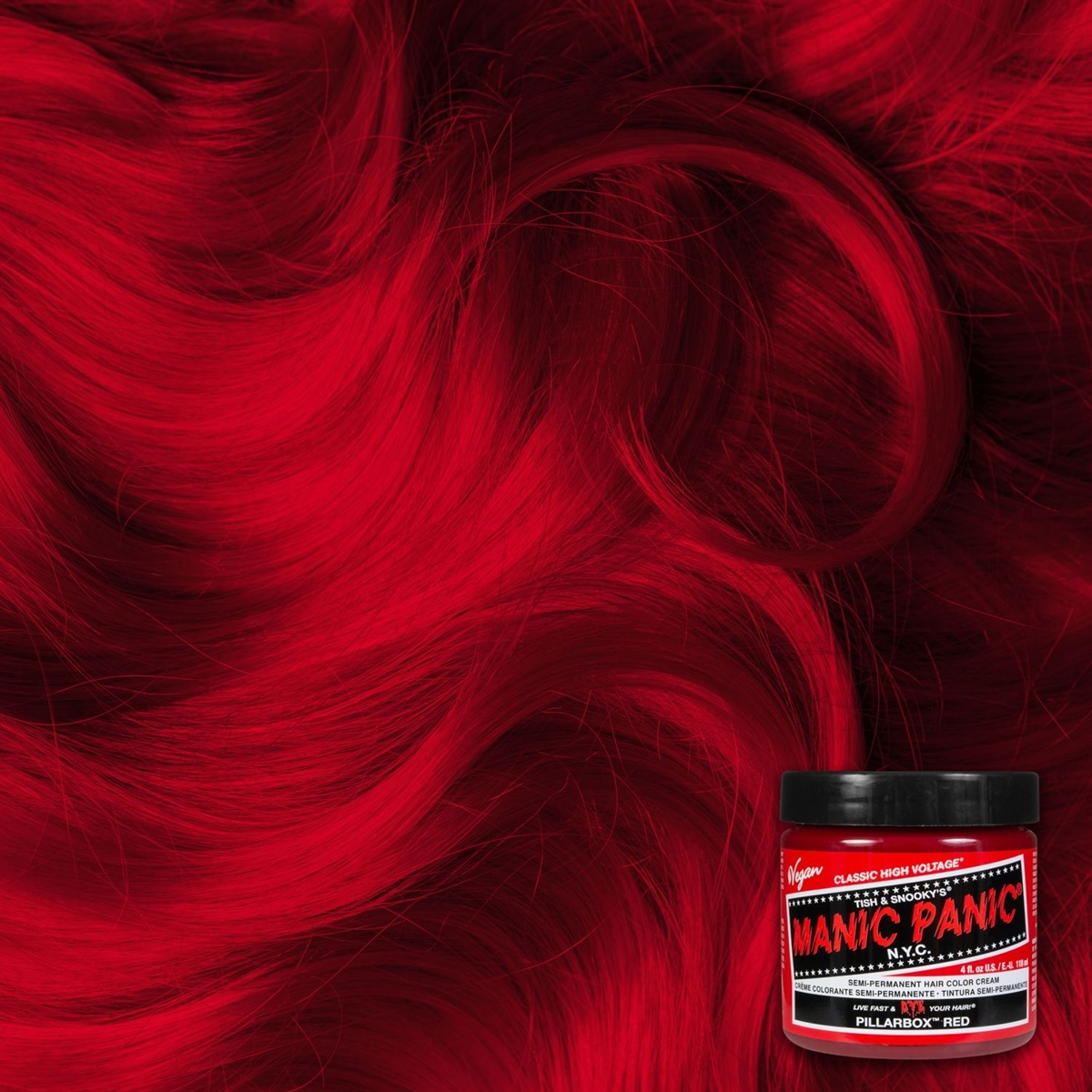 Manic Panic - Pillarbox Red, Haart�nung