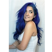 ManicPanic - Amplified Rockabilly Blue,Haartnung